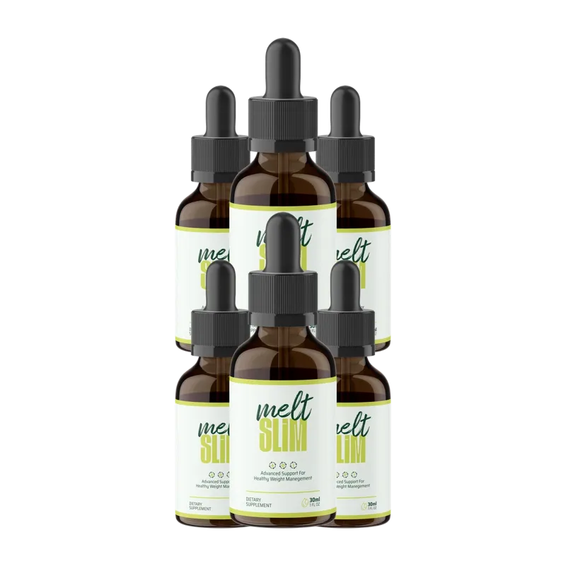 MeltSlim weight management drops, six bottles
